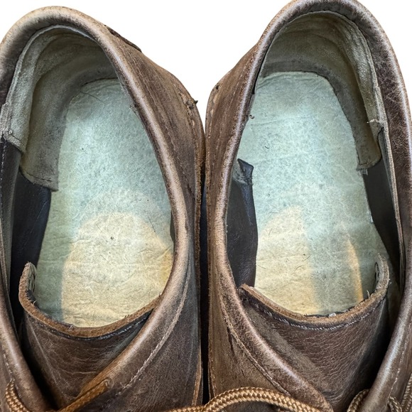 Oliberte Shoes Mens Size 11‎ Leather Lace Up Chukka Crepe Sole Casual Comfort - Picture 3 of 13